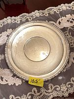 Full view of 10.5-inch sterling silver plate front