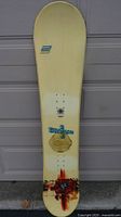Full front view of Division 23 snowboard