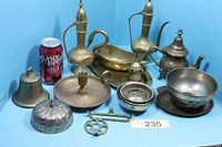 All items arranged for overview