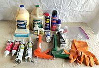 All items arranged on table showing full lot