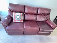 Front view of entire sofa