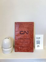 Entire lot showing CPR insulator and CN booklet upright