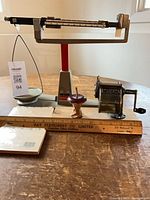 All items group view showing scale, sharpener, ruler, apple core, index cards