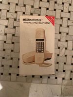 Front of International Trimline Style Telephone box