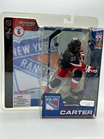 Front view of sealed McFarlane Toys Anson Carter figure packaging