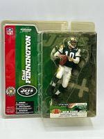 Front of sealed Chad Pennington action figure package showing figure and branding
