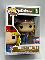 Front of boxed Funko Pop showing figure and SDCC 2021 Limited Edition sticker