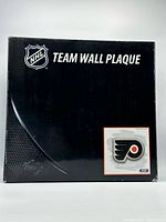 Front of boxed Philadelphia Flyers NHL Team Wall Plaque
