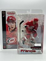 Front view of sealed McFarlane Ron Francis figure in clamshell