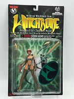 Front view of sealed Witchblade Medieval Katarina figure in package