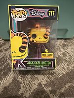 Front view of boxed Jack Skellington Funko Pop #717