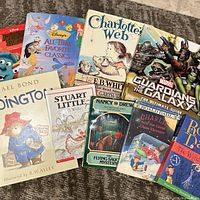 All nine books displayed together