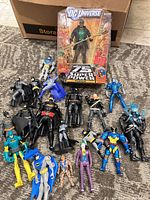 Group shot of all figures with sealed Starman package