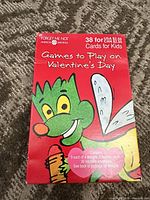 Front of sealed Valentine cards box showing main graphics and quantity