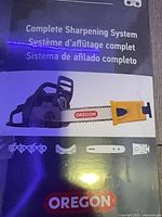 Front of packaged Oregon PowerSharp system