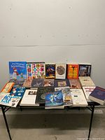 Full table view of all books in lot