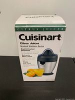 Front view of retail box showing model and features