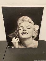 Front view of Marilyn Monroe canvas print