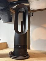 Full view of Dyson Hot+Cool fan heater with power cord