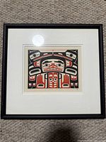 Full view of framed Indigenous limited edition print
