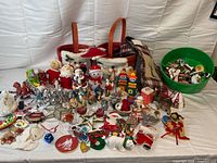 Wide view of entire lot on table