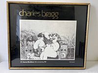 Front view of framed poster showing full artwork and frame