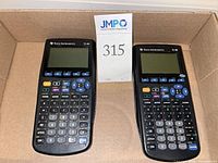 Both TI-89 calculators side by side in box