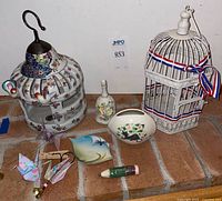 Group shot showing all items on brick surface