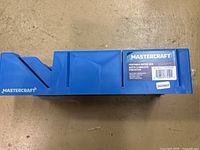 Blue Mastercraft portable mitre box