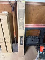 Front view of boxed gutter guard showing product graphics