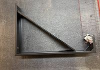 Full view of right-angle bracket showing diagonal support
