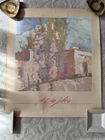 Full view of poster showing artwork and borders