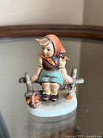 Front view of Goebel Hummel "Just Resting" figurine