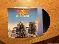 Front sleeve and partially exposed record