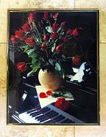Front view of framed print showing entire artwork and frame