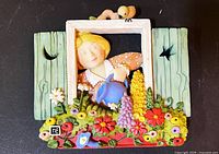 Front view of Mary Engelbreit resin wall hanging