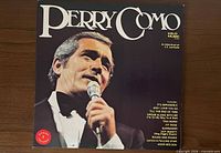 Front cover of Perry Como 40 Greatest album