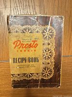 Front cover showing title and wear