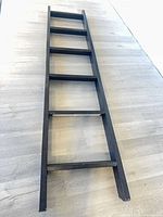 Full view of ladder showing five rungs and overall length