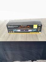 Front view of sealed Ukiah Loom Bluetooth tabletop fire speaker box