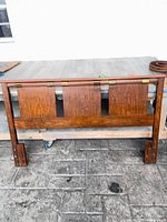 Front view of entire headboard