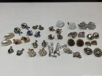 All 19 pairs laid out to show styles and quantity