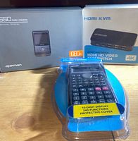 KVM switch box, dash cam box, calculator clamshell