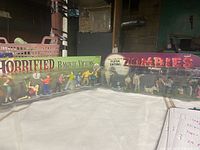 Both unopened playsets side by side