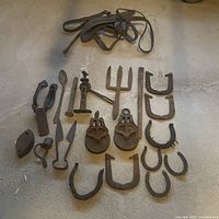 All items laid out together for overview