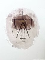 Full view of abstract artwork showing composition and colors