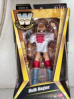 Front of sealed WWE Legends Series 22 Hulk Hogan Elite figure box