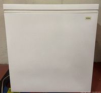 Front view of Kenmore chest freezer