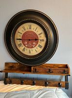 Clock and shelf together showing size and design