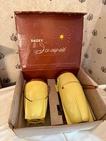 Set in original box showing two yellow units